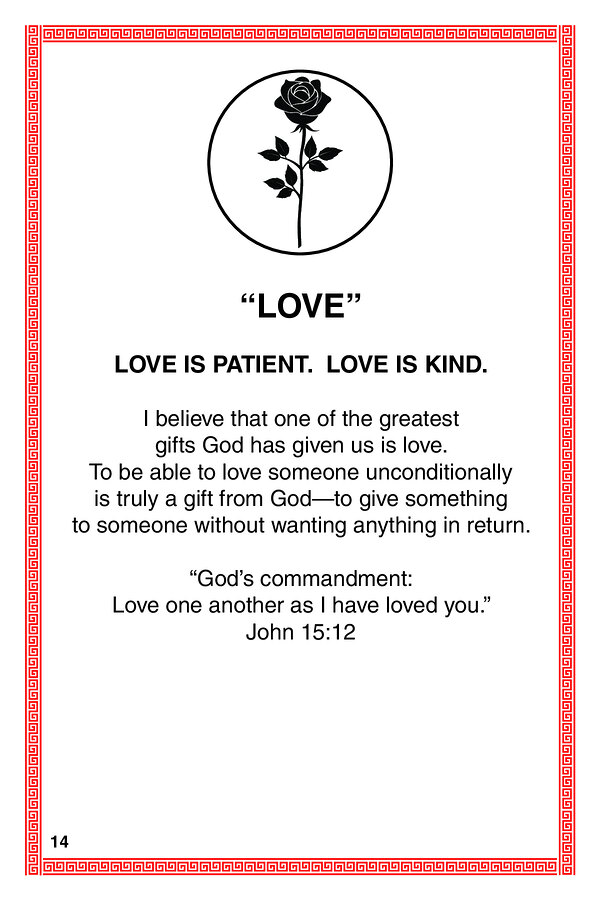 Page 14 of IN GOD WE TRUST — Love Is Patient, Love Is Kind